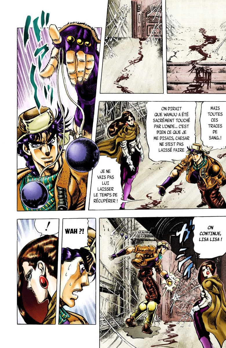 Read JoJo's Bizarre Adventure Part 2 Battle Tendency Official Colored FR Manga Online