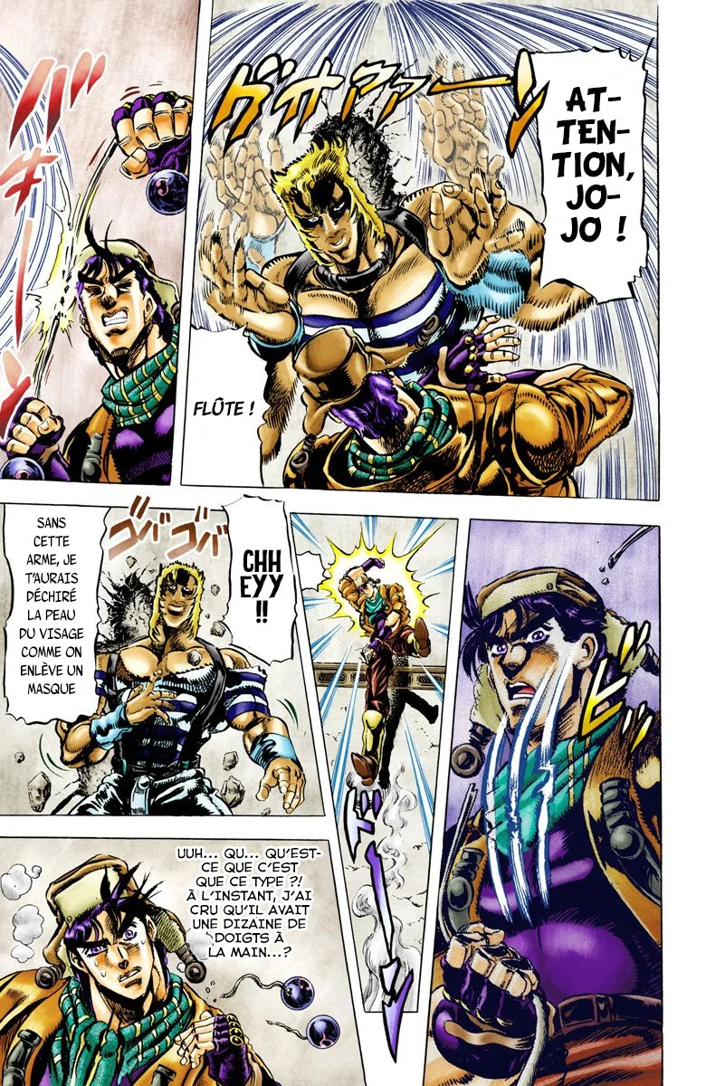 Read JoJo's Bizarre Adventure Part 2 Battle Tendency Official Colored FR Manga Online
