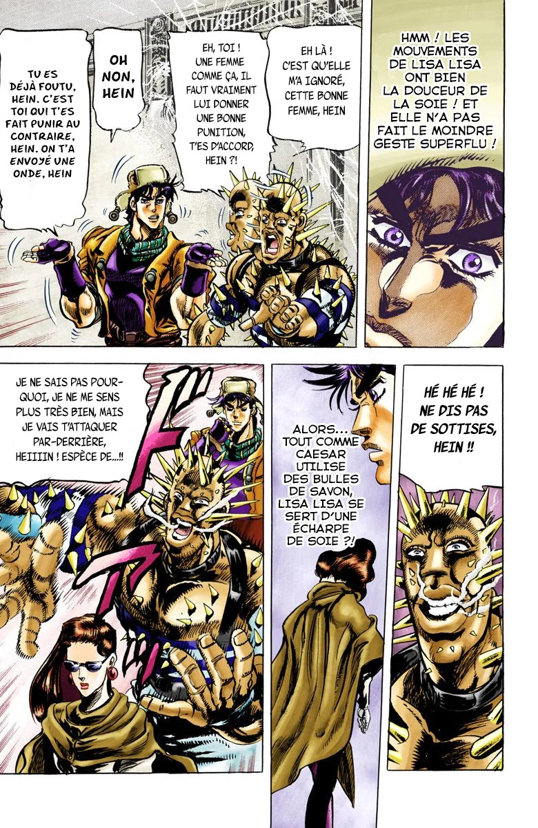 Read JoJo's Bizarre Adventure Part 2 Battle Tendency Official Colored FR Manga Online