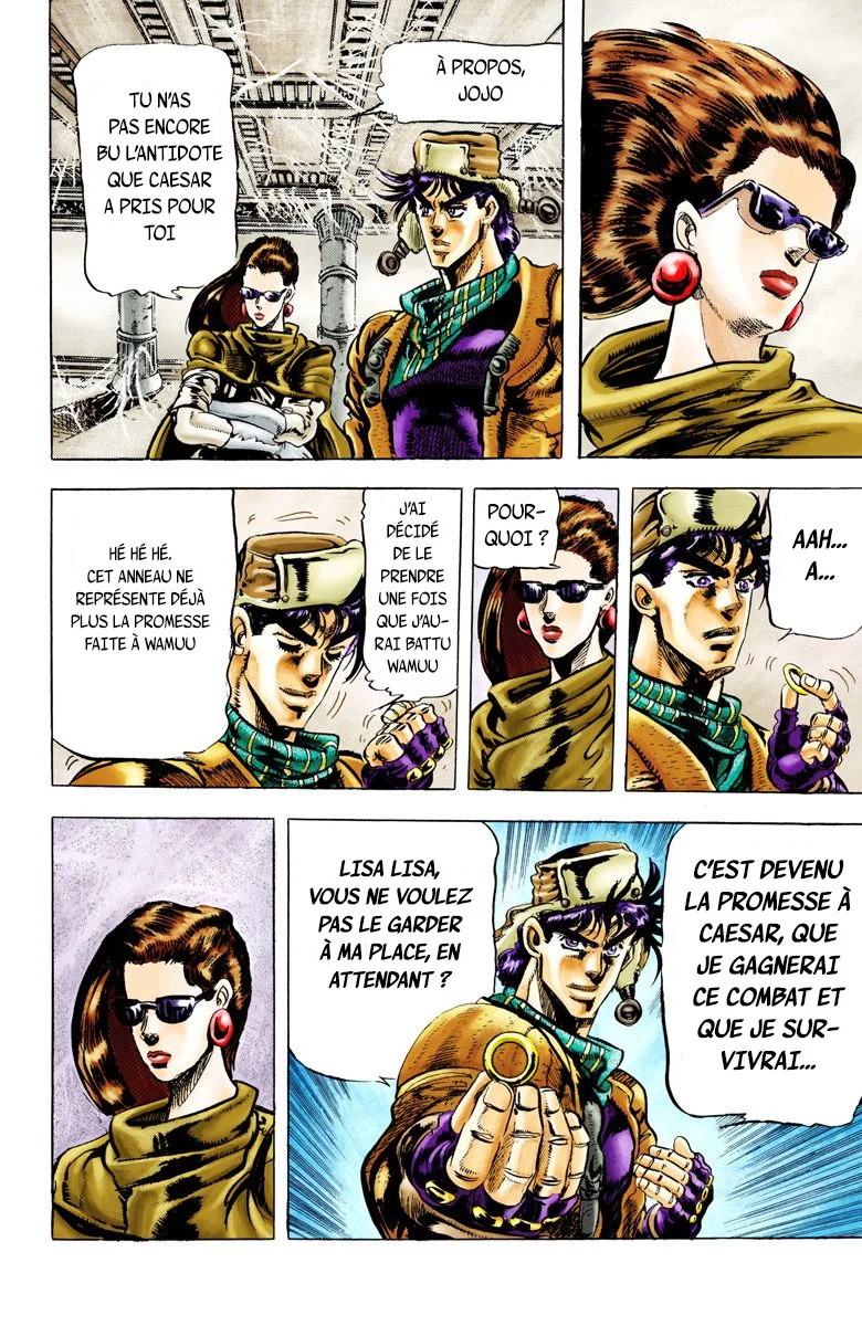 Read JoJo's Bizarre Adventure Part 2 Battle Tendency Official Colored FR Manga Online