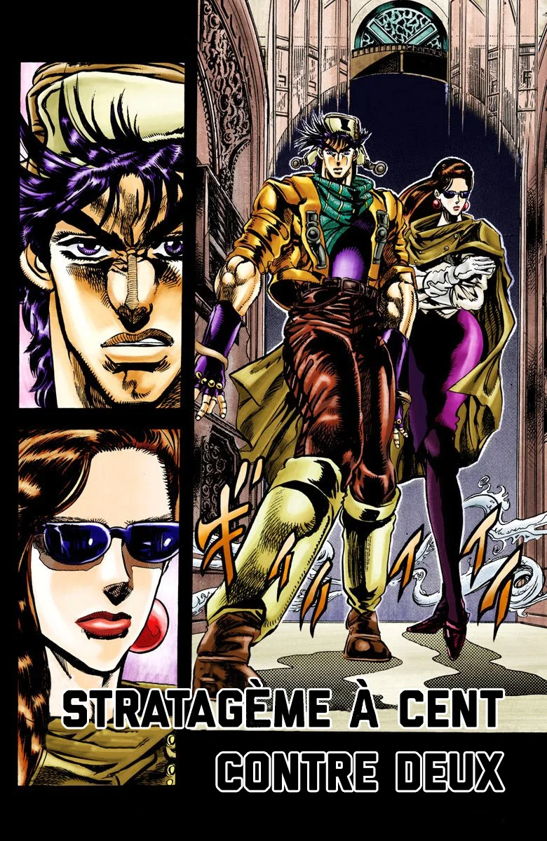 Read JoJo's Bizarre Adventure Part 2 Battle Tendency Official Colored FR Manga Online