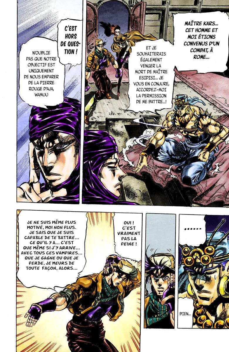 Read JoJo's Bizarre Adventure Part 2 Battle Tendency Official Colored FR Manga Online