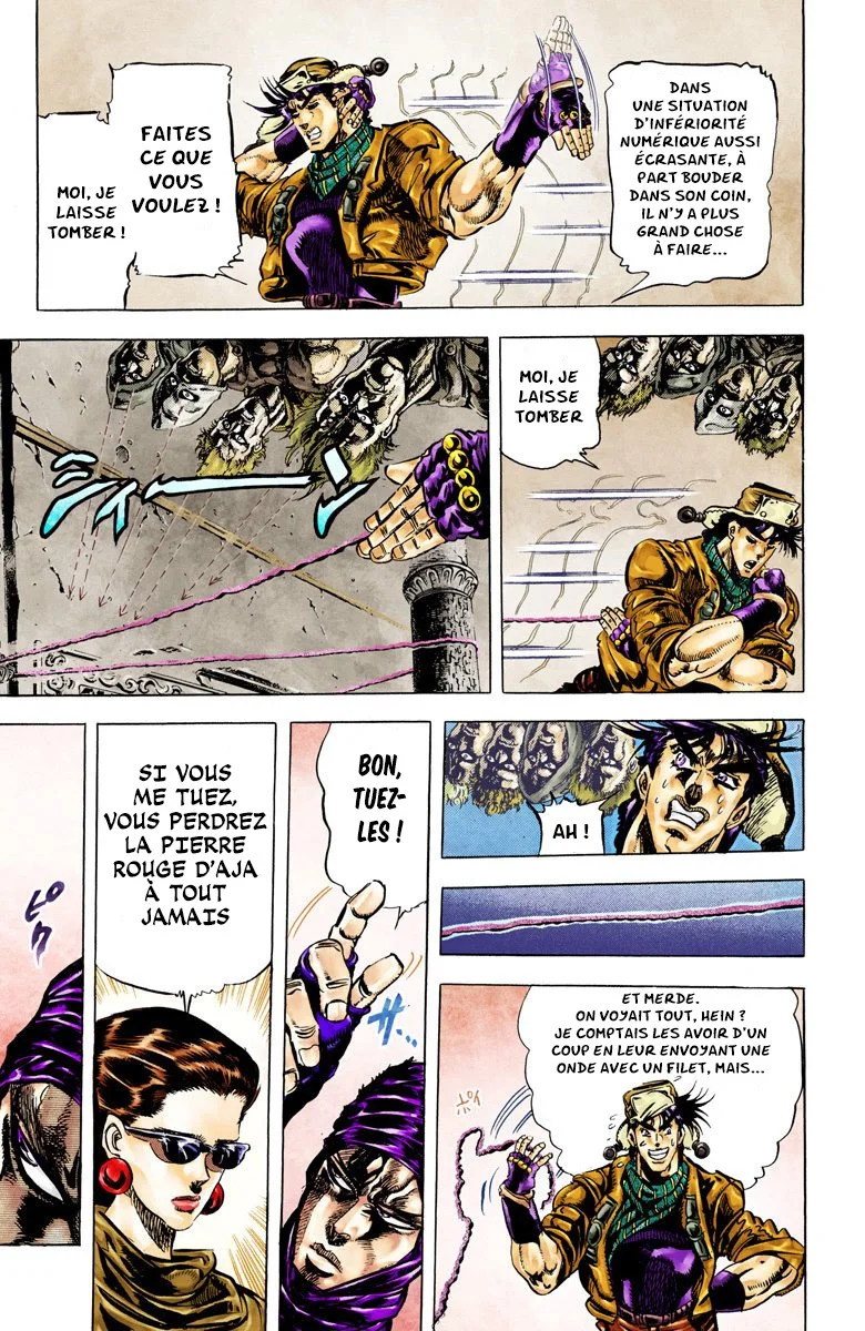 Read JoJo's Bizarre Adventure Part 2 Battle Tendency Official Colored FR Manga Online