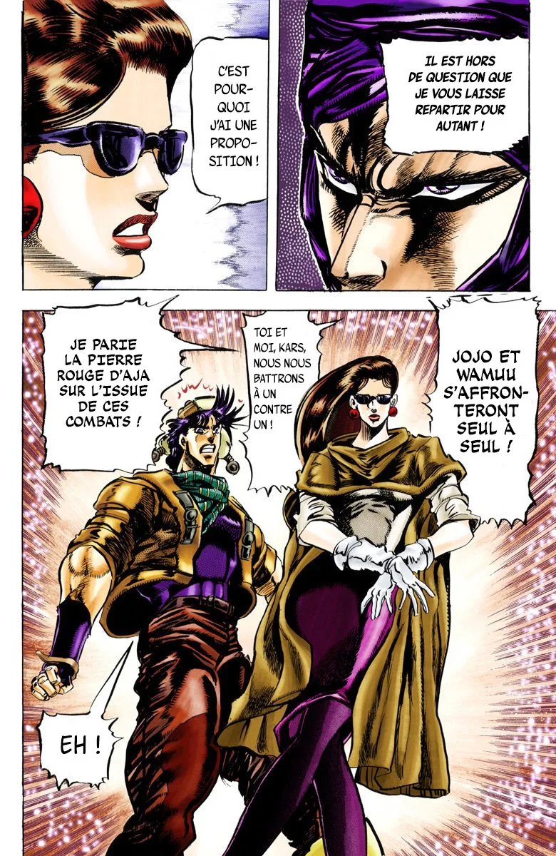 Read JoJo's Bizarre Adventure Part 2 Battle Tendency Official Colored FR Manga Online
