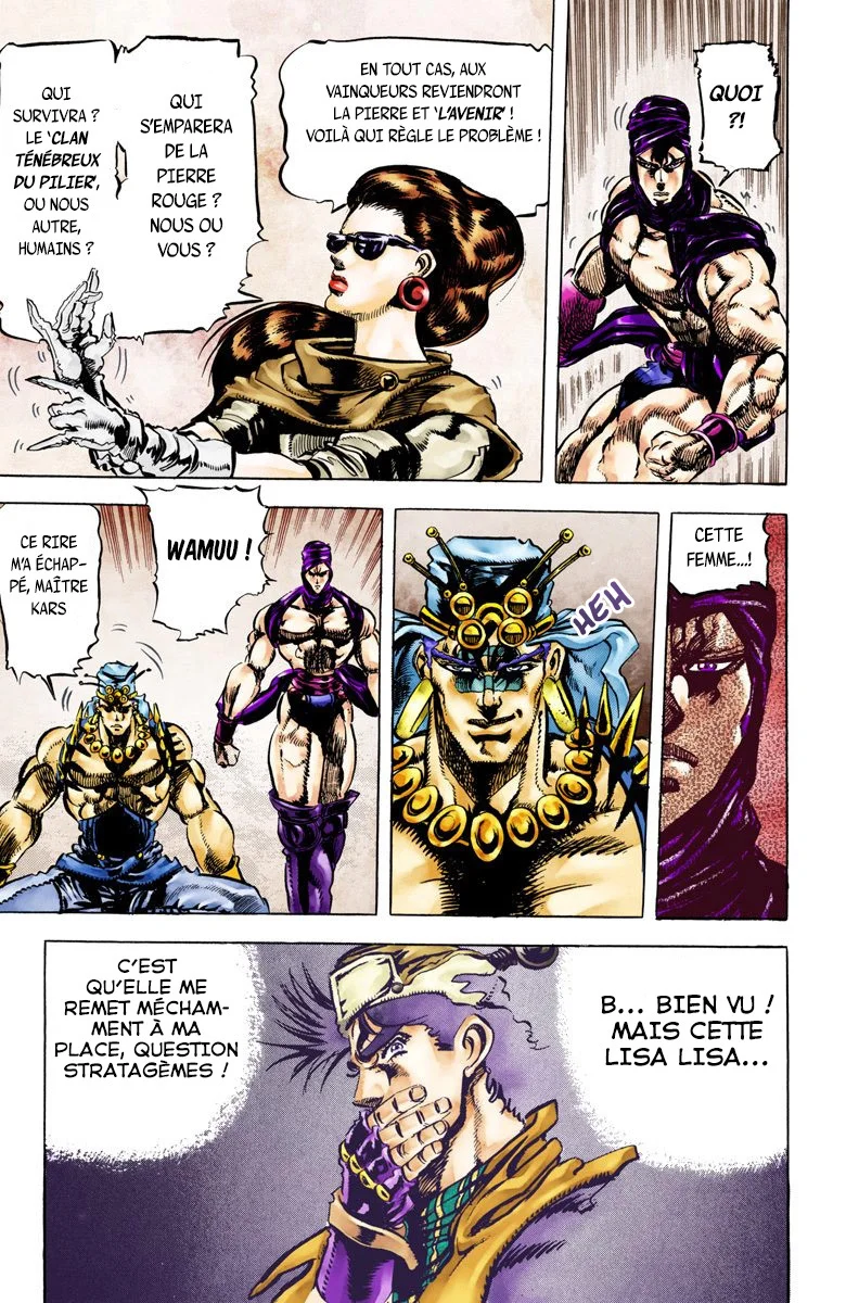 Read JoJo's Bizarre Adventure Part 2 Battle Tendency Official Colored FR Manga Online