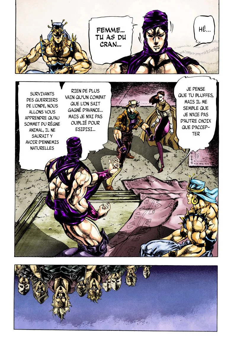 Read JoJo's Bizarre Adventure Part 2 Battle Tendency Official Colored FR Manga Online