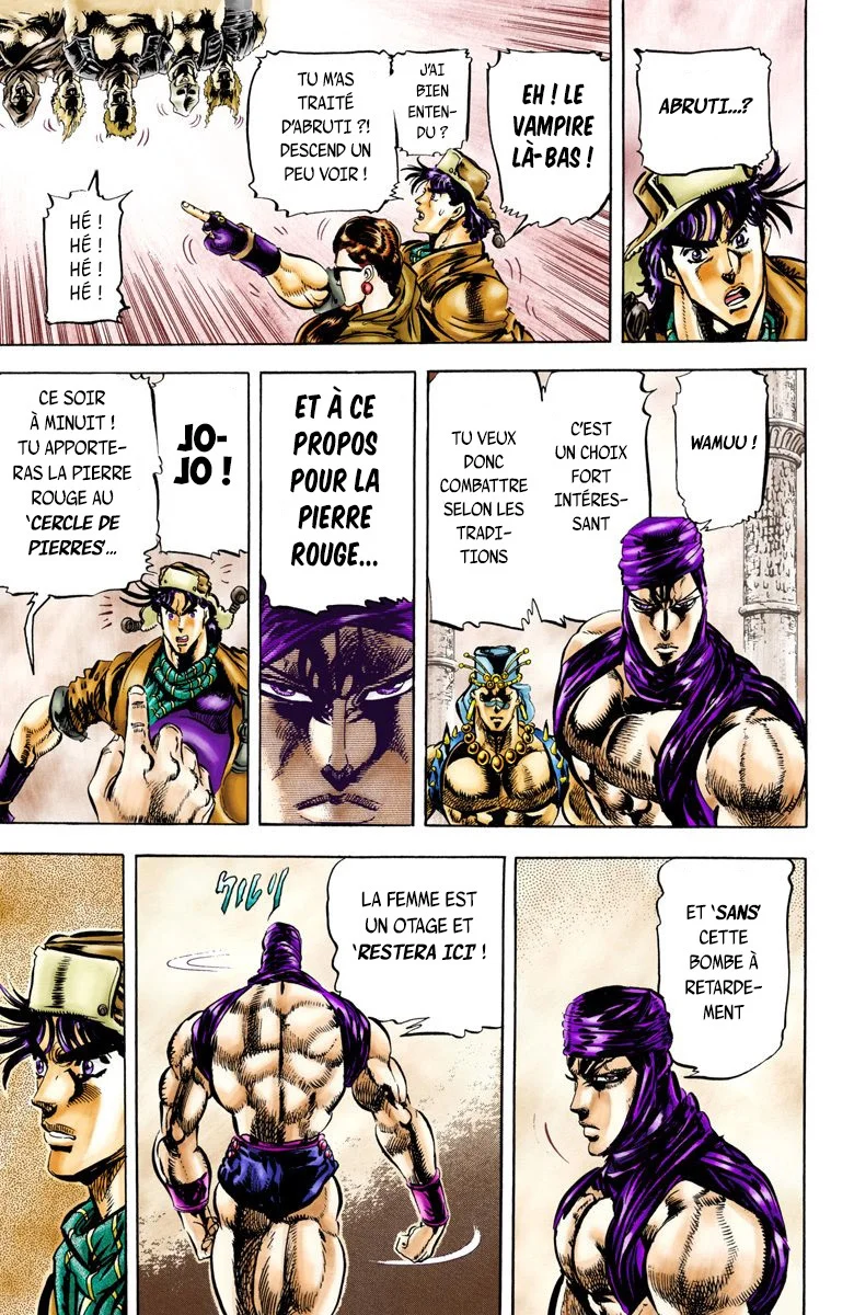 Read JoJo's Bizarre Adventure Part 2 Battle Tendency Official Colored FR Manga Online