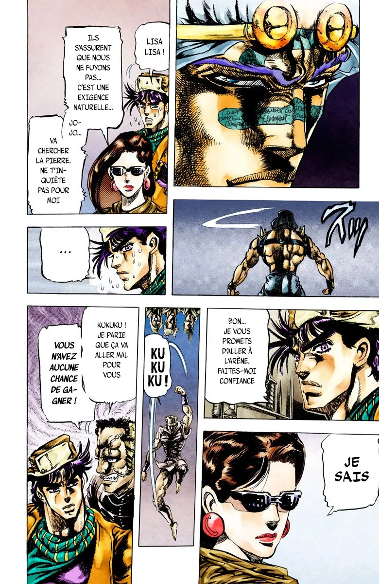 Read JoJo's Bizarre Adventure Part 2 Battle Tendency Official Colored FR Manga Online
