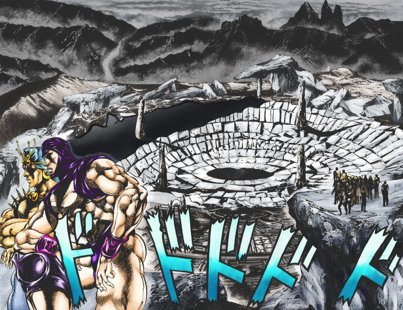 Read JoJo's Bizarre Adventure Part 2 Battle Tendency Official Colored FR Manga Online