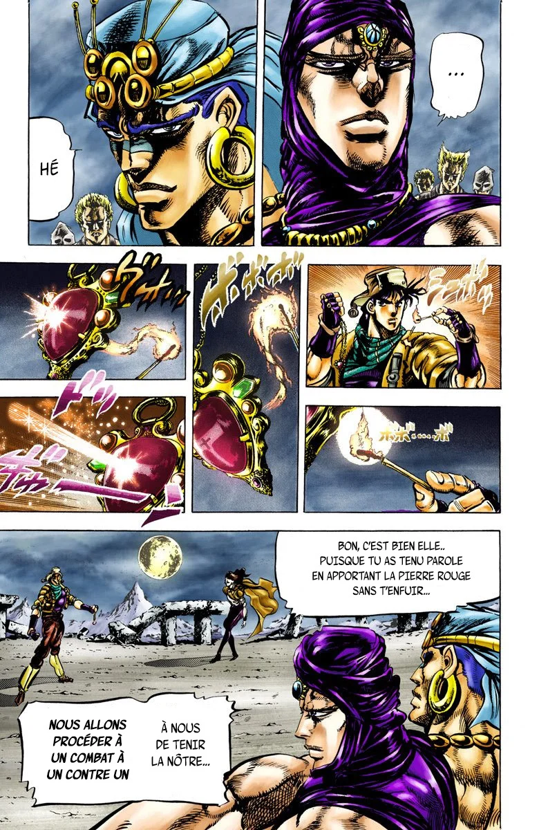 Read JoJo's Bizarre Adventure Part 2 Battle Tendency Official Colored FR Manga Online
