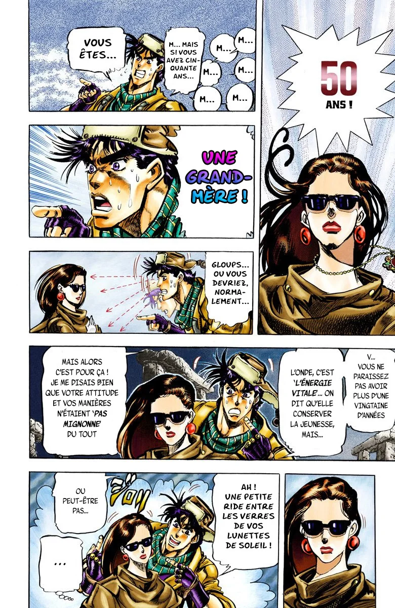 Read JoJo's Bizarre Adventure Part 2 Battle Tendency Official Colored FR Manga Online