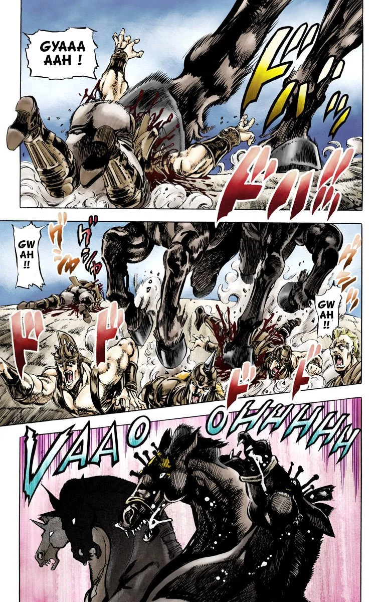 Read JoJo's Bizarre Adventure Part 2 Battle Tendency Official Colored FR Manga Online