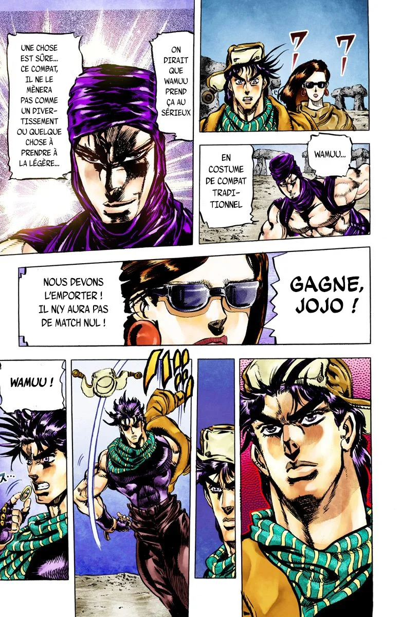 Read JoJo's Bizarre Adventure Part 2 Battle Tendency Official Colored FR Manga Online