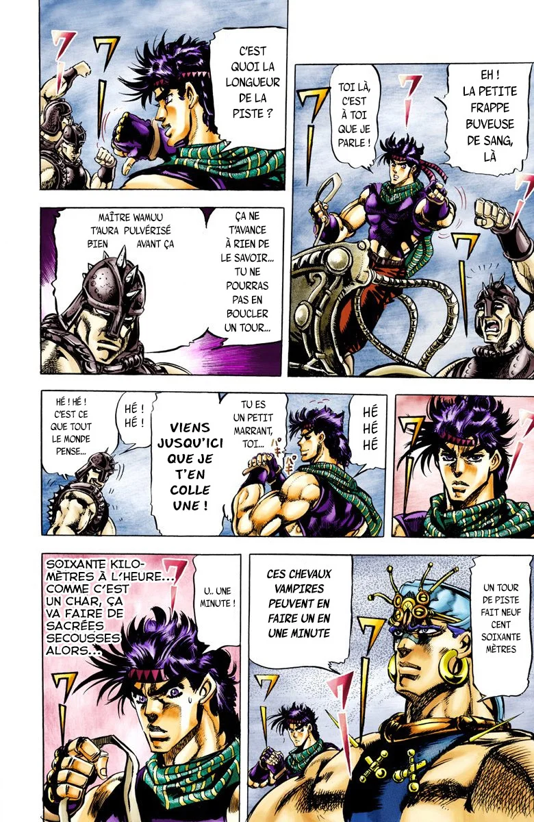Read JoJo's Bizarre Adventure Part 2 Battle Tendency Official Colored FR Manga Online