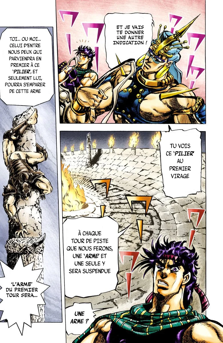 Read JoJo's Bizarre Adventure Part 2 Battle Tendency Official Colored FR Manga Online