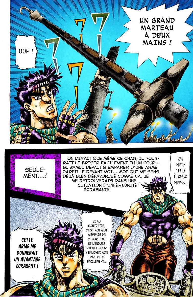 Read JoJo's Bizarre Adventure Part 2 Battle Tendency Official Colored FR Manga Online