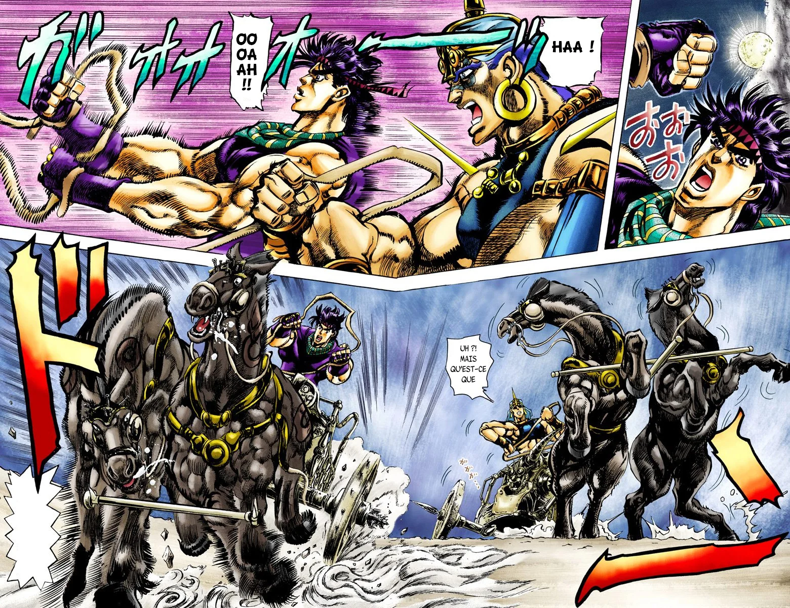 Read JoJo's Bizarre Adventure Part 2 Battle Tendency Official Colored FR Manga Online