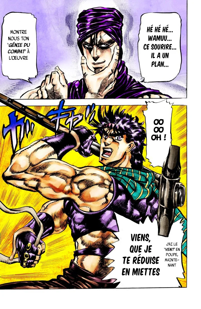 Read JoJo's Bizarre Adventure Part 2 Battle Tendency Official Colored FR Manga Online
