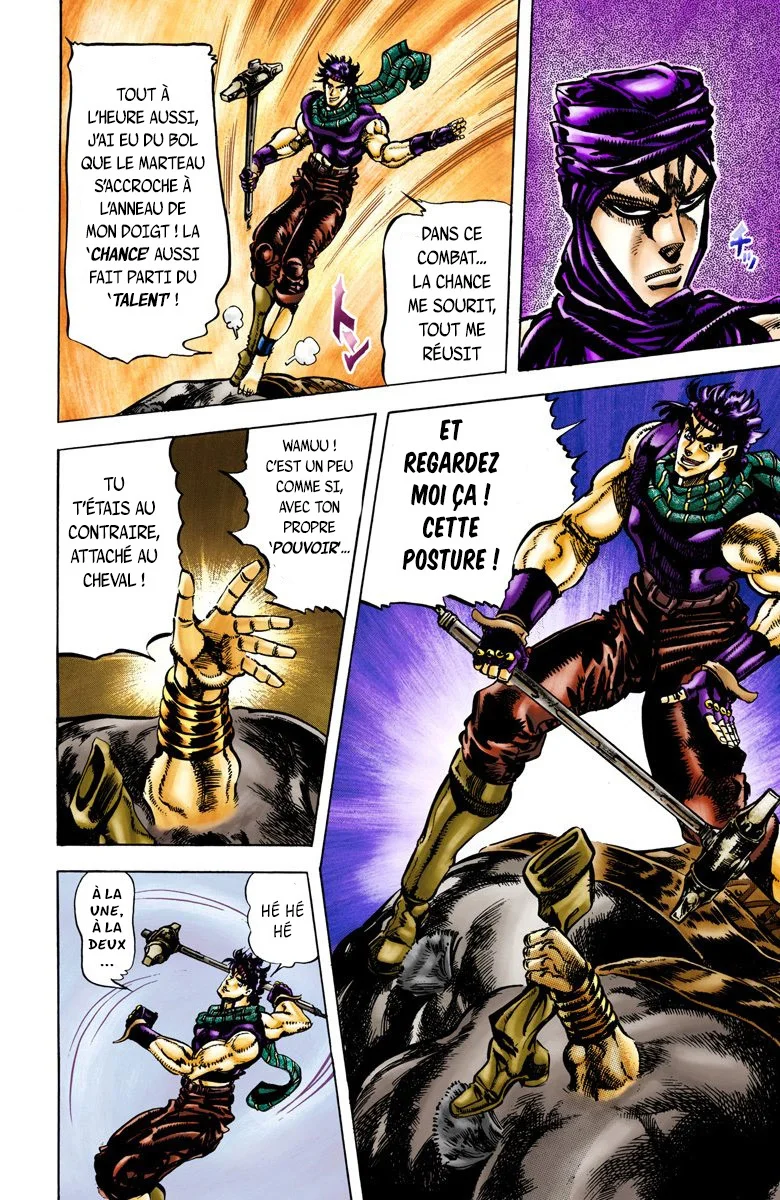 Read JoJo's Bizarre Adventure Part 2 Battle Tendency Official Colored FR Manga Online