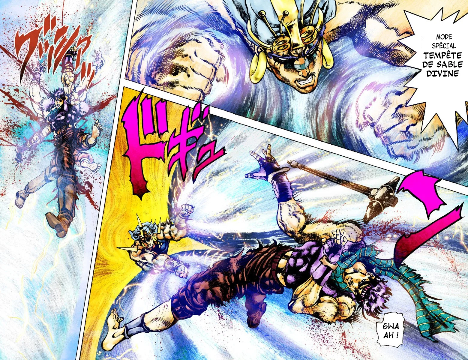 Read JoJo's Bizarre Adventure Part 2 Battle Tendency Official Colored FR Manga Online