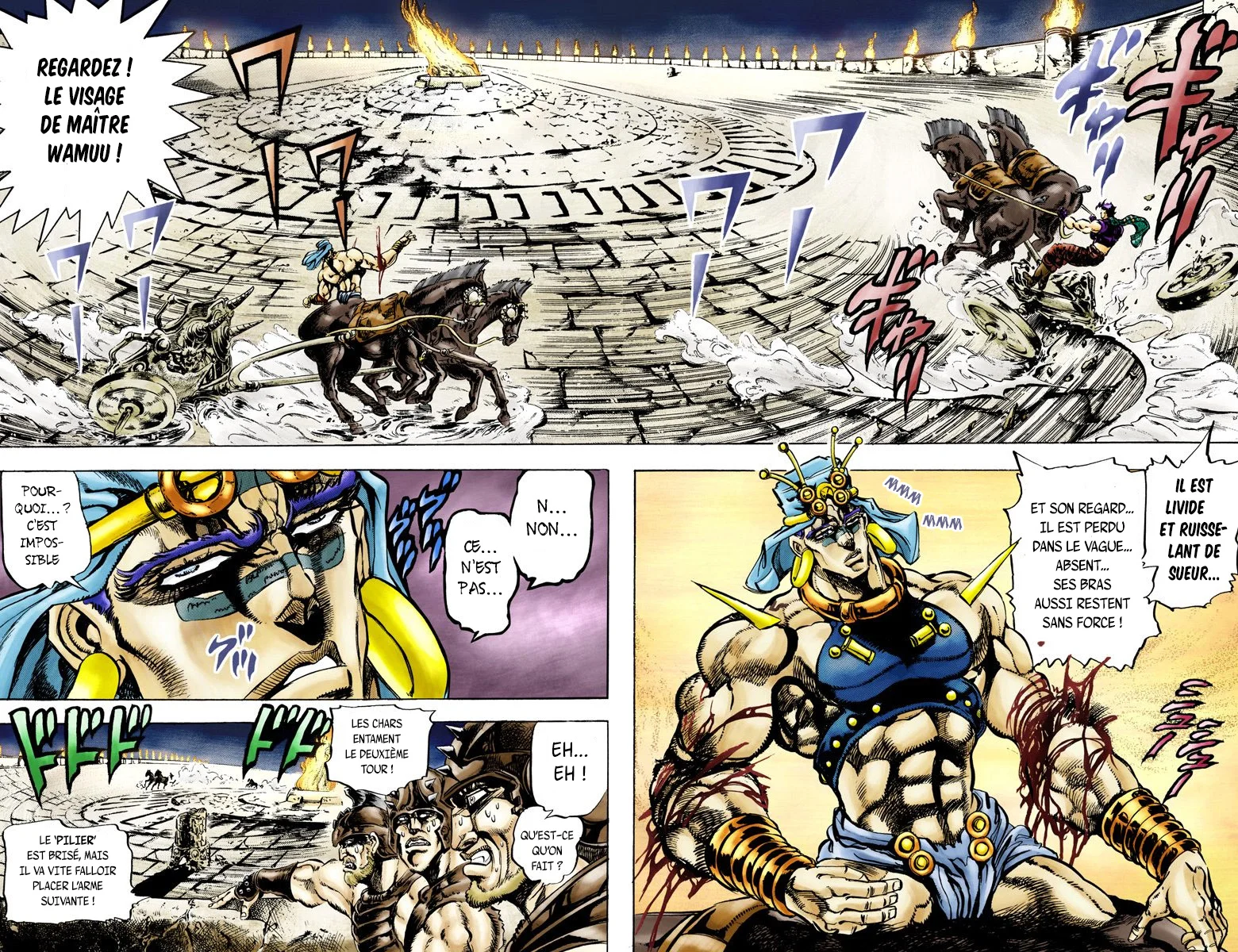 Read JoJo's Bizarre Adventure Part 2 Battle Tendency Official Colored FR Manga Online