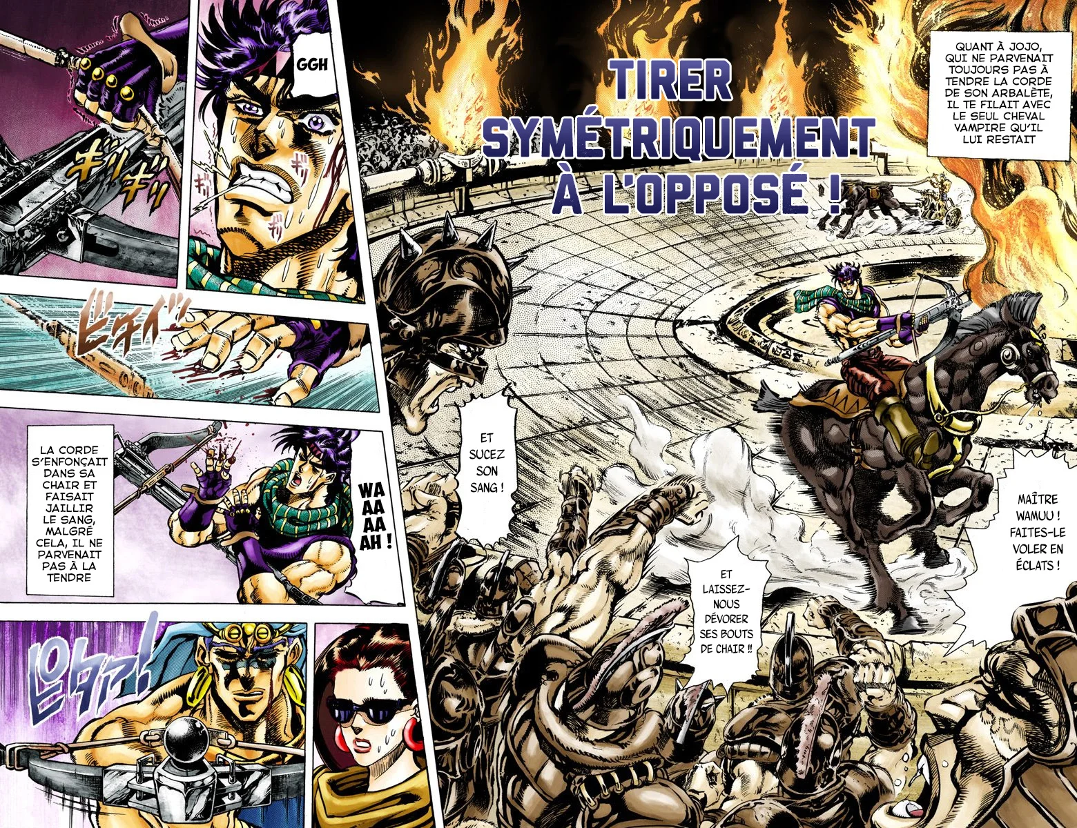 Read JoJo's Bizarre Adventure Part 2 Battle Tendency Official Colored FR Manga Online