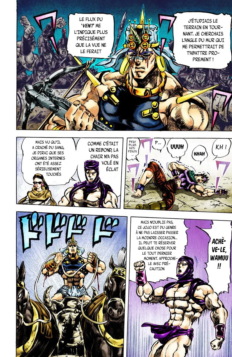 Read JoJo's Bizarre Adventure Part 2 Battle Tendency Official Colored FR Manga Online