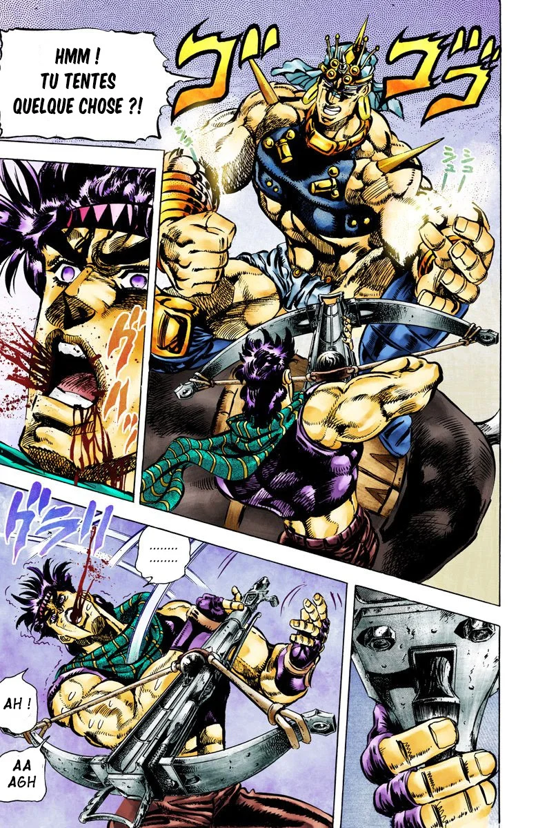Read JoJo's Bizarre Adventure Part 2 Battle Tendency Official Colored FR Manga Online