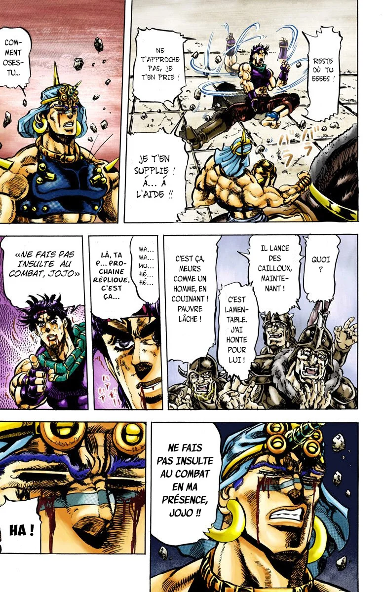 Read JoJo's Bizarre Adventure Part 2 Battle Tendency Official Colored FR Manga Online