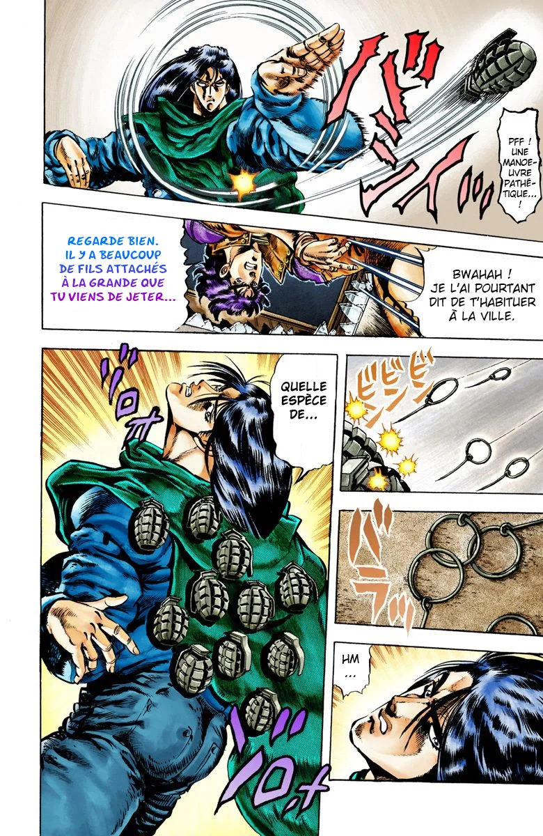 Read JoJo's Bizarre Adventure Part 2 Battle Tendency Official Colored FR Manga Online