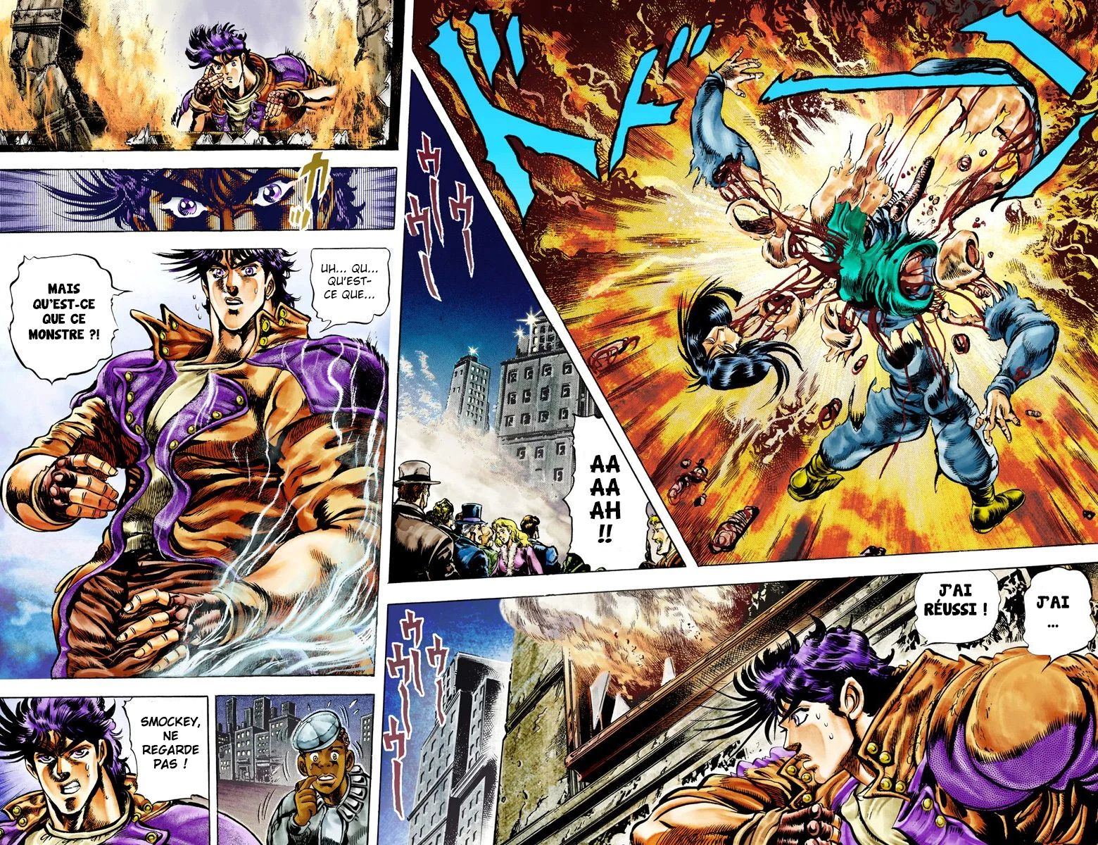 Read JoJo's Bizarre Adventure Part 2 Battle Tendency Official Colored FR Manga Online