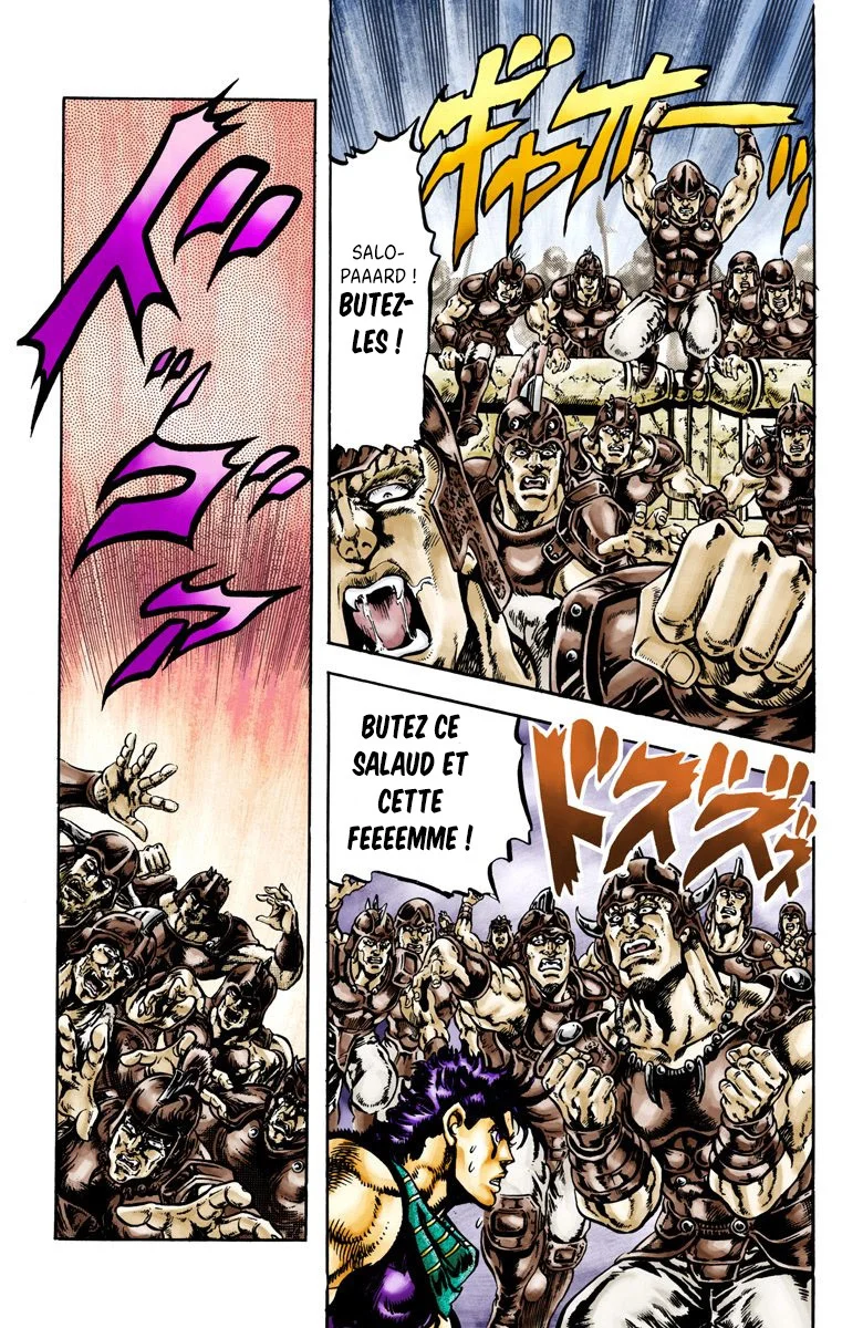 Read JoJo's Bizarre Adventure Part 2 Battle Tendency Official Colored FR Manga Online