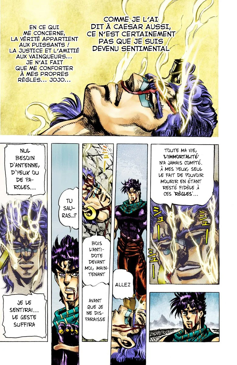Read JoJo's Bizarre Adventure Part 2 Battle Tendency Official Colored FR Manga Online