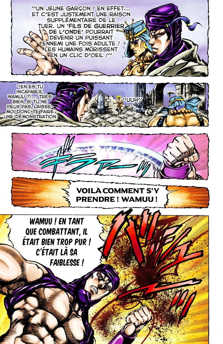 Read JoJo's Bizarre Adventure Part 2 Battle Tendency Official Colored FR Manga Online