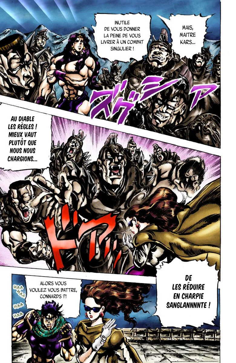 Read JoJo's Bizarre Adventure Part 2 Battle Tendency Official Colored FR Manga Online
