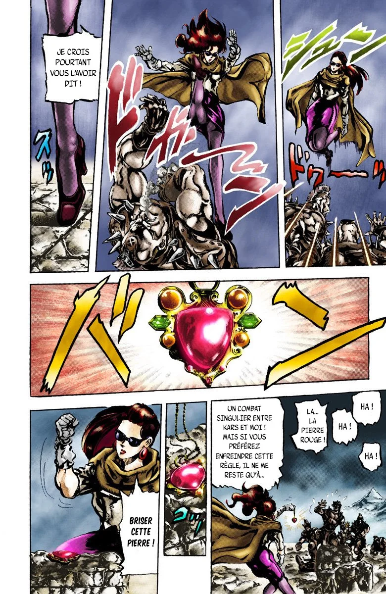 Read JoJo's Bizarre Adventure Part 2 Battle Tendency Official Colored FR Manga Online