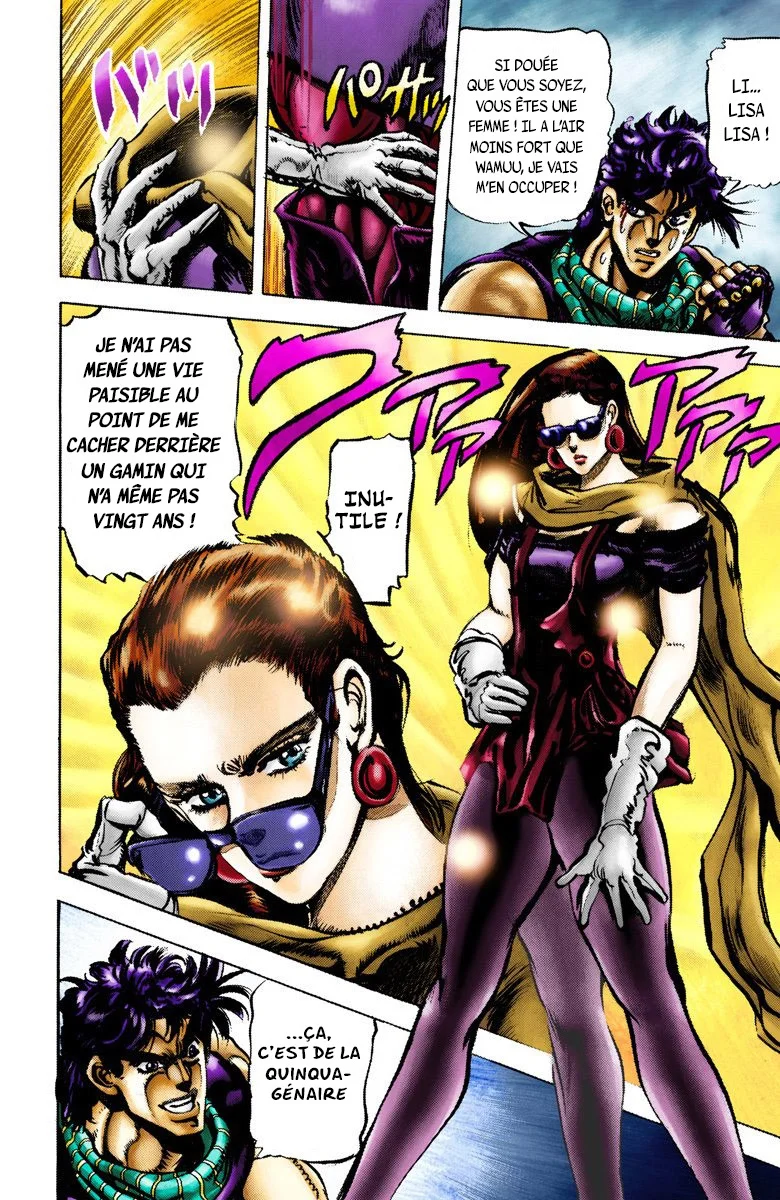 Read JoJo's Bizarre Adventure Part 2 Battle Tendency Official Colored FR Manga Online