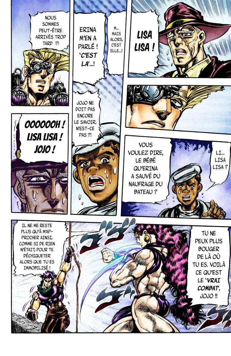 Read JoJo's Bizarre Adventure Part 2 Battle Tendency Official Colored FR Manga Online