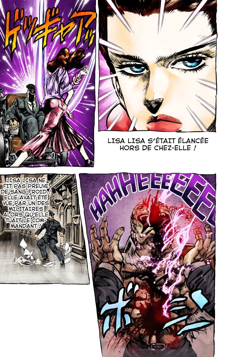 Read JoJo's Bizarre Adventure Part 2 Battle Tendency Official Colored FR Manga Online