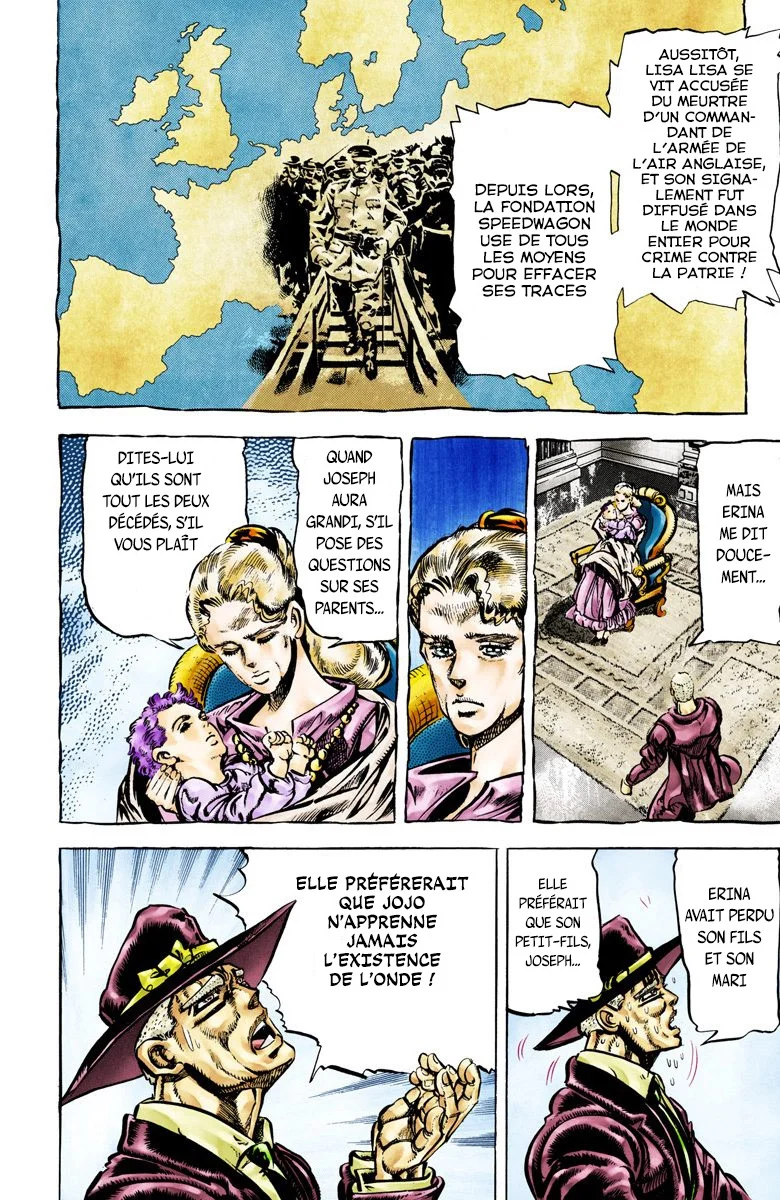 Read JoJo's Bizarre Adventure Part 2 Battle Tendency Official Colored FR Manga Online