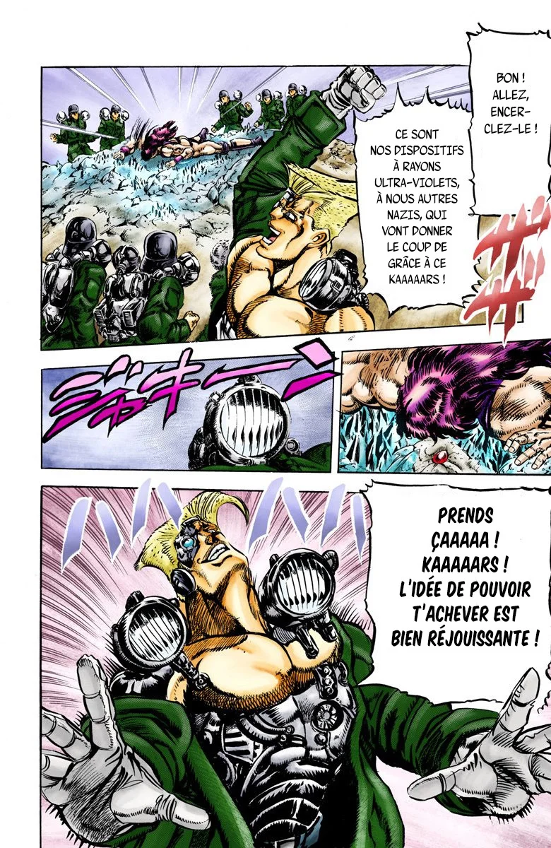 Read JoJo's Bizarre Adventure Part 2 Battle Tendency Official Colored FR Manga Online