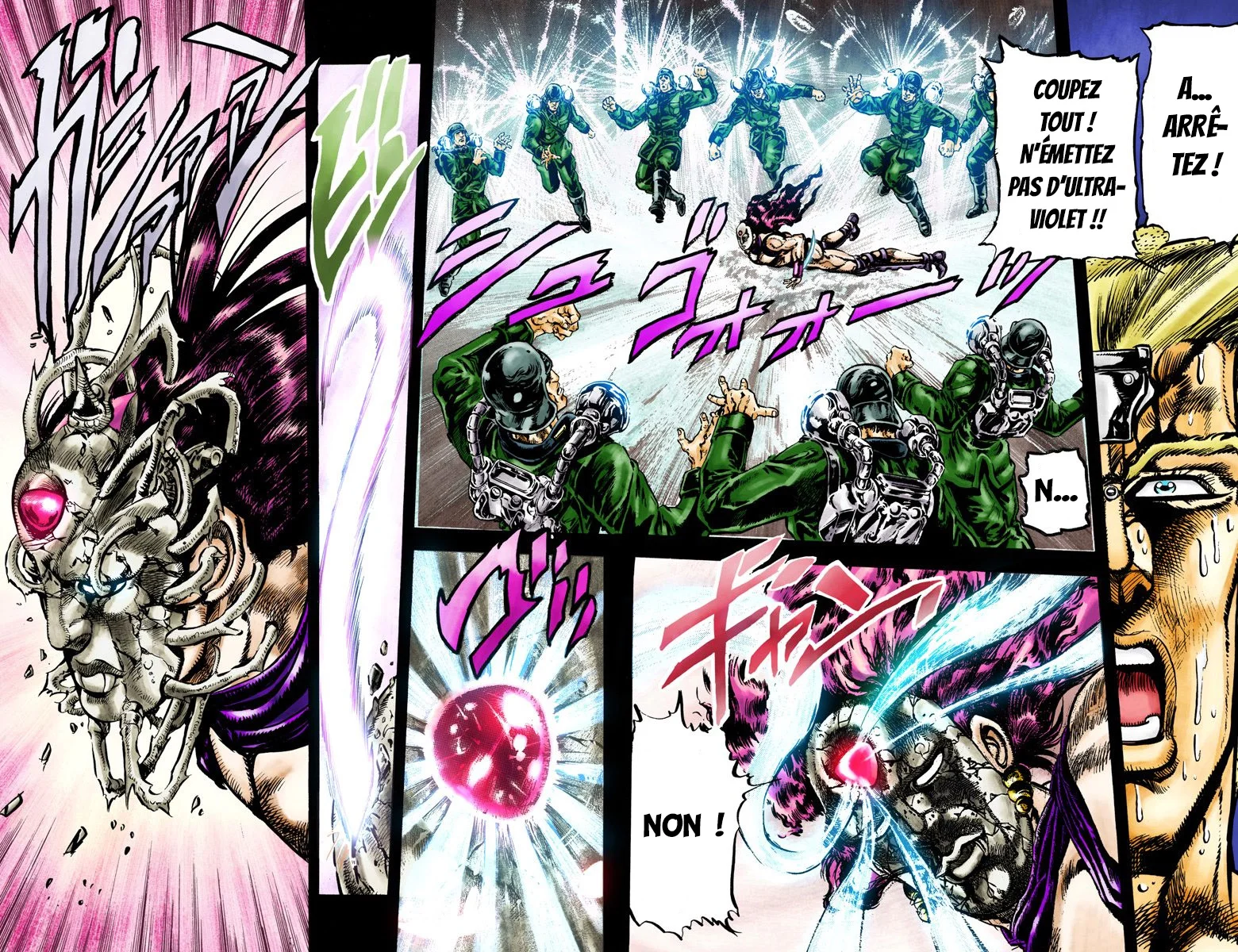 Read JoJo's Bizarre Adventure Part 2 Battle Tendency Official Colored FR Manga Online