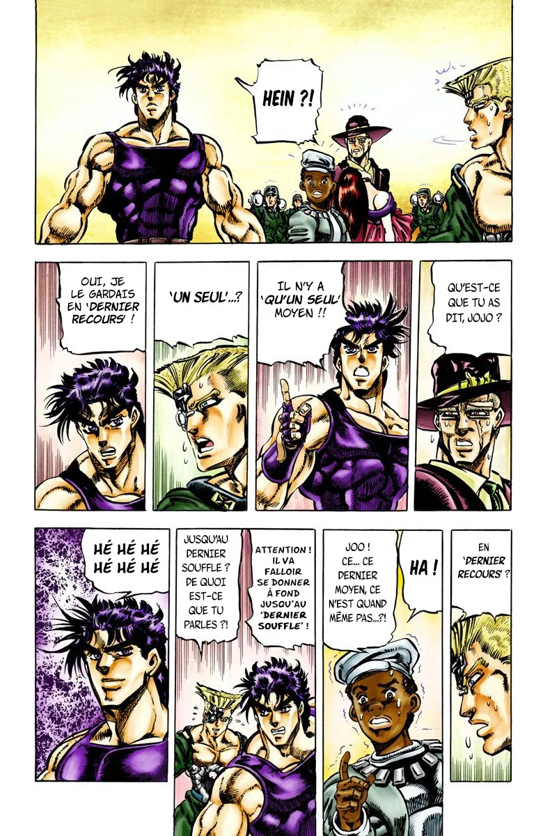 Read JoJo's Bizarre Adventure Part 2 Battle Tendency Official Colored FR Manga Online