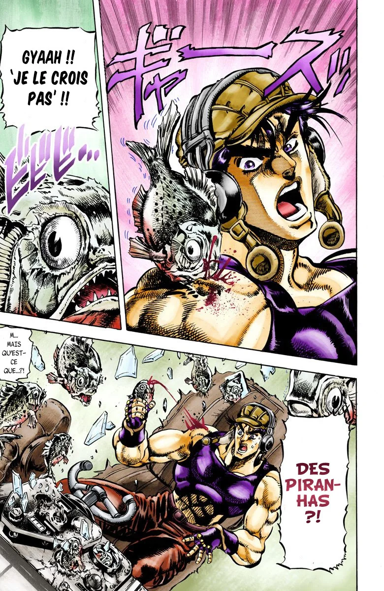 Read JoJo's Bizarre Adventure Part 2 Battle Tendency Official Colored FR Manga Online