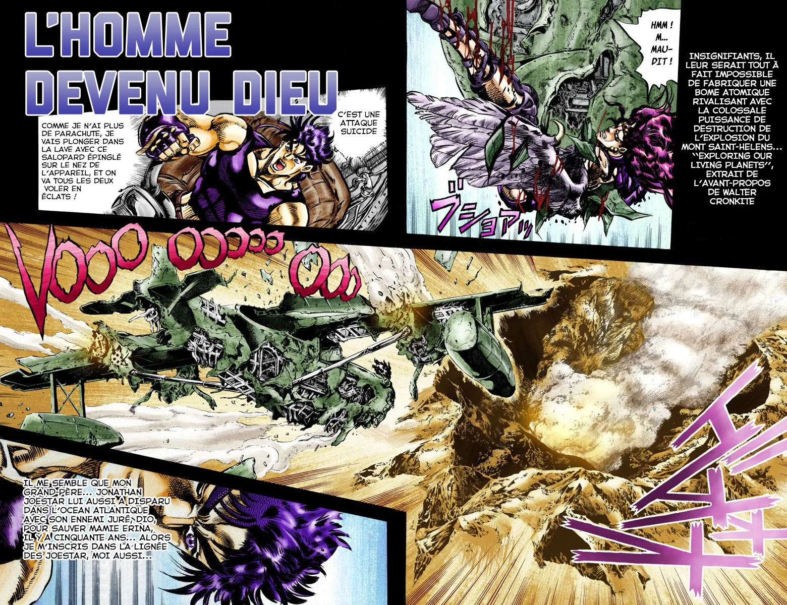 Read JoJo's Bizarre Adventure Part 2 Battle Tendency Official Colored FR Manga Online