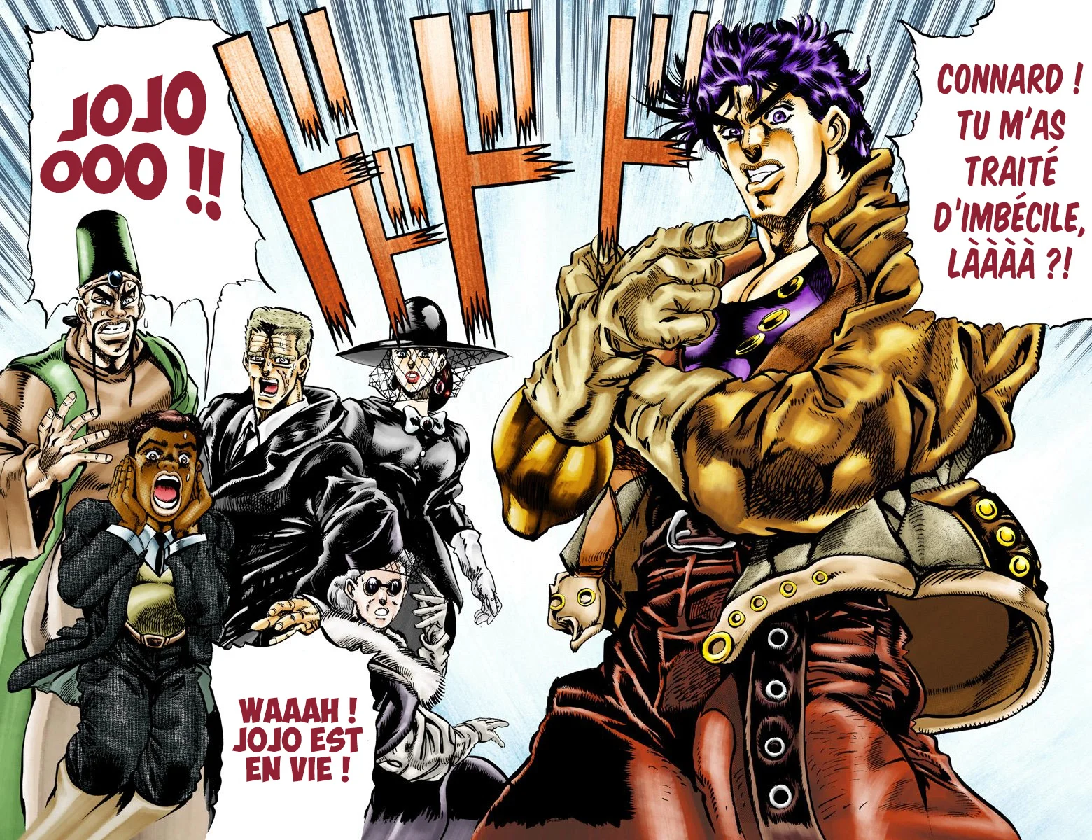Read JoJo's Bizarre Adventure Part 2 Battle Tendency Official Colored FR Manga Online