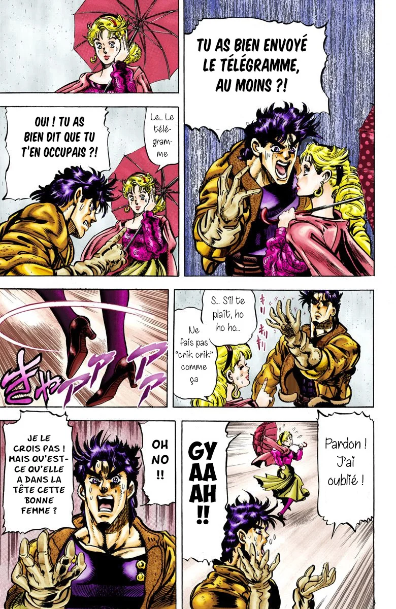 Read JoJo's Bizarre Adventure Part 2 Battle Tendency Official Colored FR Manga Online