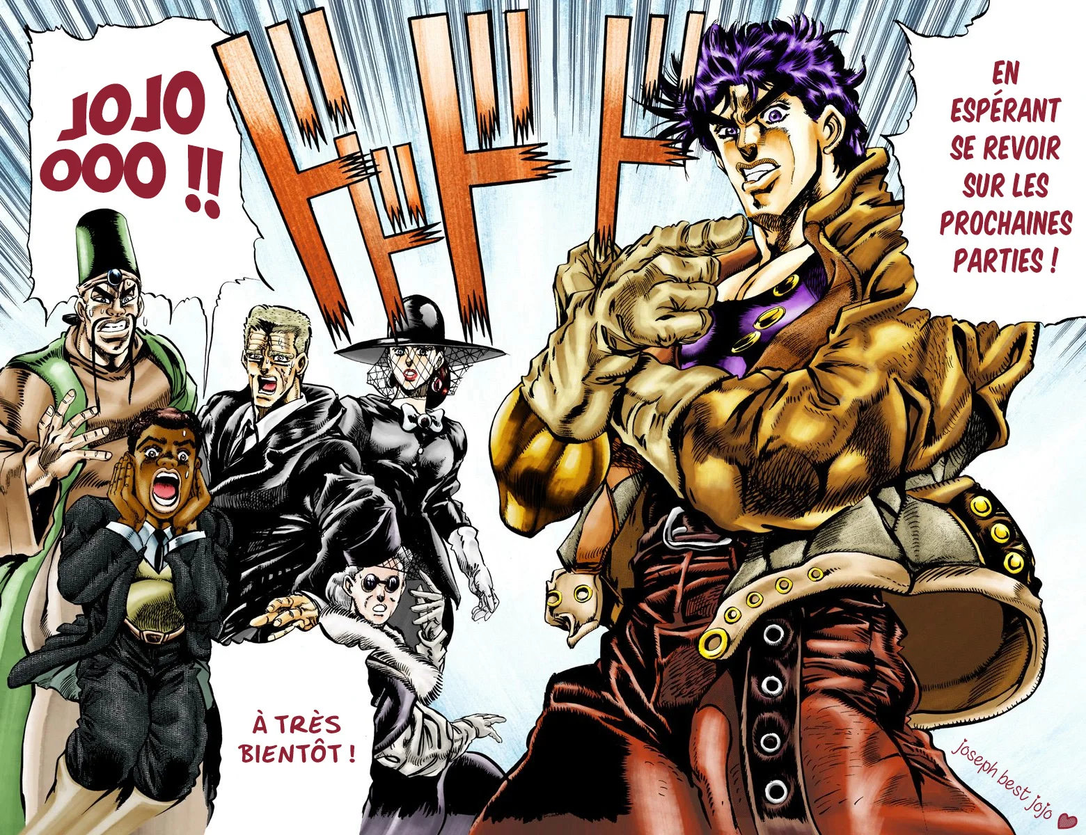 Read JoJo's Bizarre Adventure Part 2 Battle Tendency Official Colored FR Manga Online