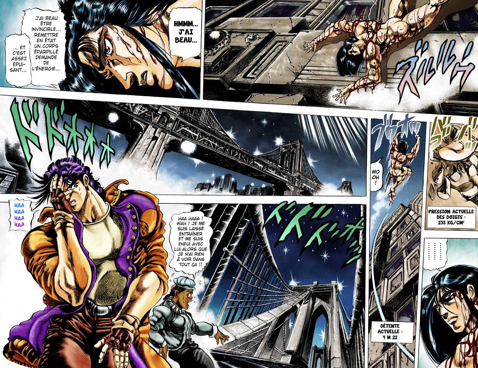 Read JoJo's Bizarre Adventure Part 2 Battle Tendency Official Colored FR Manga Online