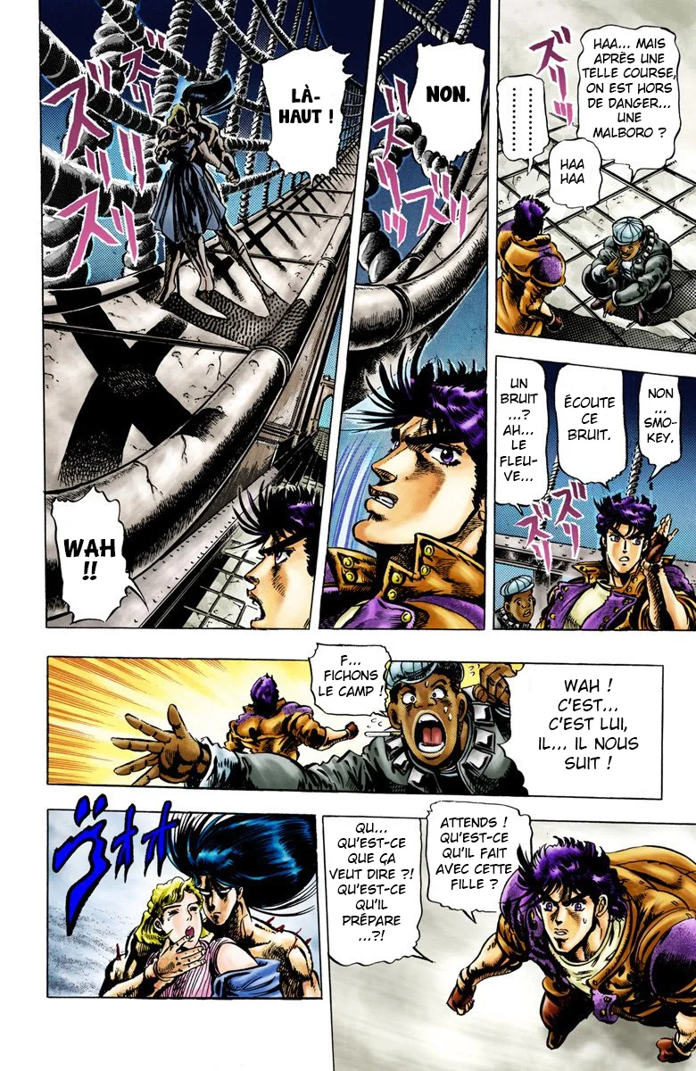 Read JoJo's Bizarre Adventure Part 2 Battle Tendency Official Colored FR Manga Online